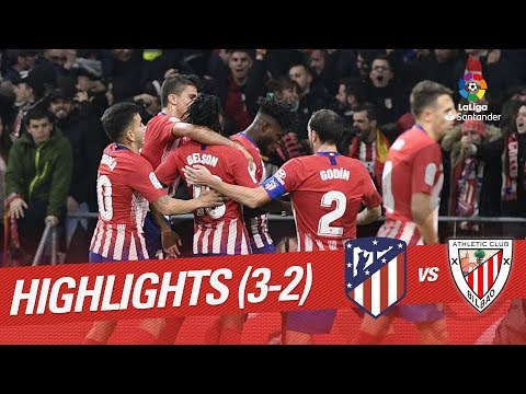 Resumen de Atlรฉtico de Madrid vs Athletic Club (3-2)