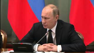 Путин включил ручное управление экономикой 25.12.2014. Встреча с членами Правительства