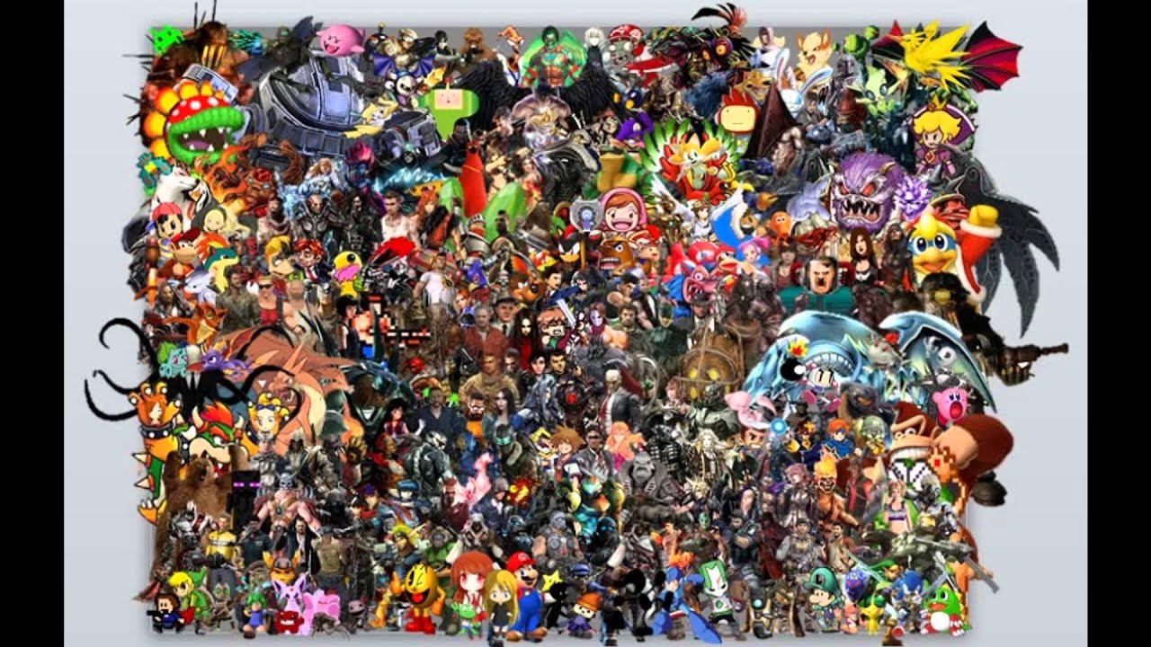 Amazing Video Game Character Collage - YouTube