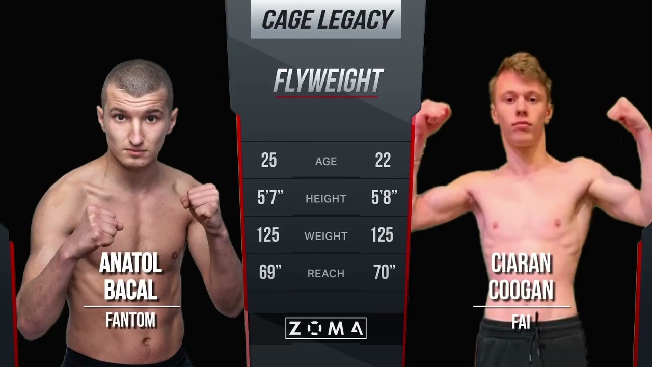 Ciaran Coogan V Antol Bacal Cage Legacy 15