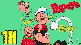 POPEYE THE SAILOR MAN - Full Cartoon Movie 1 HOUR