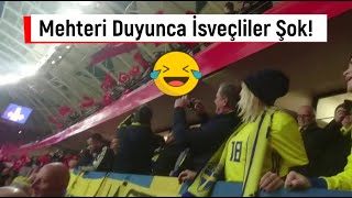 Türkiye-İsveç Milli Takım Maçı Öncesi Mehteri Verince 💪