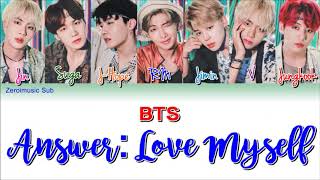 BTS (방탄소년단) - Answer: Love Myself -가사 (Sub español+Roma+Han+Lyrics+Colorcodedlyr