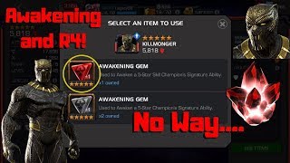 OMG! KillMonger Awakening and R4! + 5* Crystal! - Marvel Contest of Champions