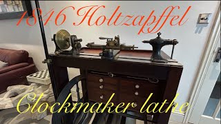 Holtzapffefl 1846 Clockmakers Lathe With Tools