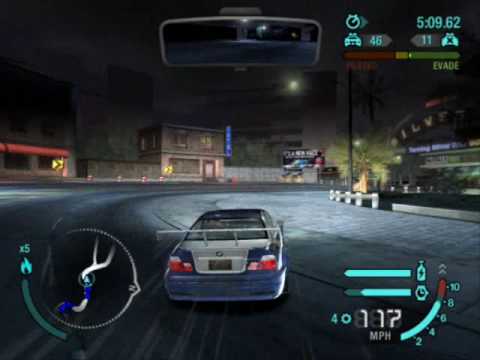 NFS CARBON BMW M3 GTR COP CHASE 2