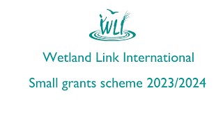 Grants For Wetland Link International Members