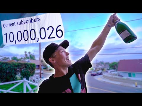 My Reaction to Hitting 10 Million Subscribers! (Emotional)