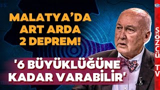 Malatya'da 3 Dakika Arayla 2 Deprem! Prof. Dr. Övgün Ahmet Ercan Sözcü TV'de Anl