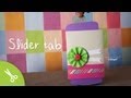 Slider Tab: Tarjeta Scrapbook San Valentín // Card