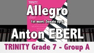 Allegro (from Sonata op.6) by A. Eberl