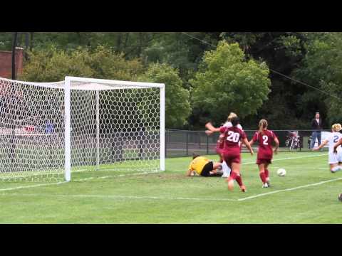 Jess scores off corner kick