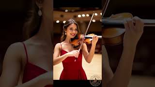 Charming Violin Performance In Glorious Gown