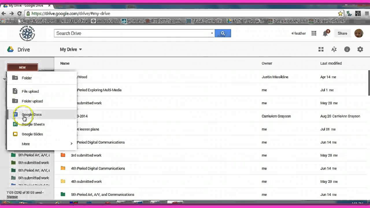 google drive log in