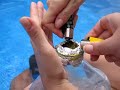 sinking a big ass bowl of weed under water