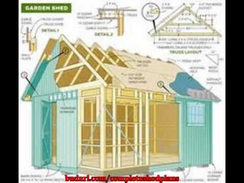 12x16 Shed Plans - Easy To Follow Woodworking Guides and 