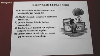 5.sınıf türkçe 1.dönem 1.yazılı  @Bulbulogretmen  #türkçe #5sınıf #yazililar