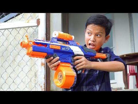 Đồ Chơi Bắn Súng Nerf Cuộc Chiến Cano Điều Khiển: Nerf War Boat Control Shot