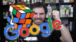 Solving the Rubik's Cube Google Doodle from the 40th Anniversary