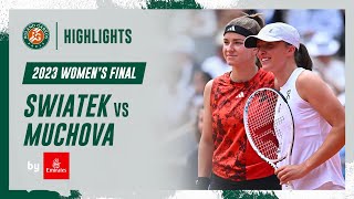 Swiatek Vs Muchova Final Highlights Roland-Garros 2023