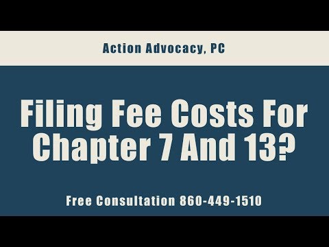 What Are The Filing Fees For Chapter 7 And Chapter 13 And What Does It Cost To File Bankruptcy?