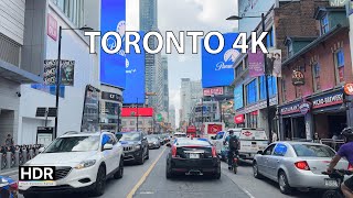 Driving Toronto 4K Hdr - Toronto's Midtown Manhattan - Harbourfront To Downtown Yonge