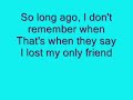 One Headlight by The Wallflowers (Lyrics)