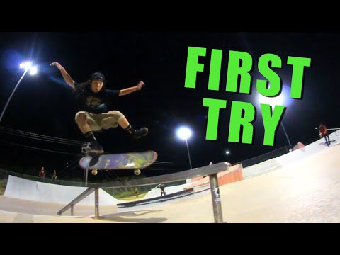 Kickflip Boardslide - First Try Friday - Jp Garcia