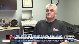 Sen. Bernie Sanders Hospitalized In Las Vegas