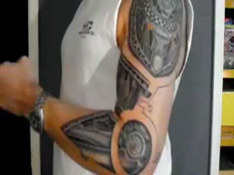 Tattoo me now design: Robot arm tattoo