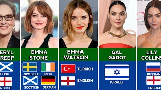 Hollywood Actresses And Their Diverse Ethnic Roots