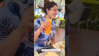 Vishnu Priya In Cool Look Enjoying Her Favorite Orange Juice Latest Video