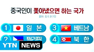 중국인이 주변서 쫓아내고 싶은 나라 1위는? / YTN