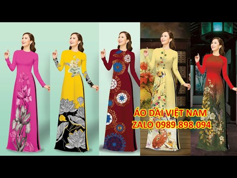 Top những mẫu ÁO DÀI ĐẸP, ÁO DÀI Việt Nam may sẵn đẹp nhất năm 2021 , đủ size S, M, L, XL, XXL, XXXL