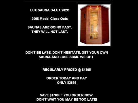 Saunas For Sale. LuxSauna Reviews - Sale on
