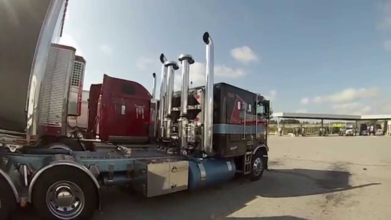 Cool Big Rigs at the TA, Woodstock, ON: TRUCK DRIVER VLOG SERIES 2  YouTube