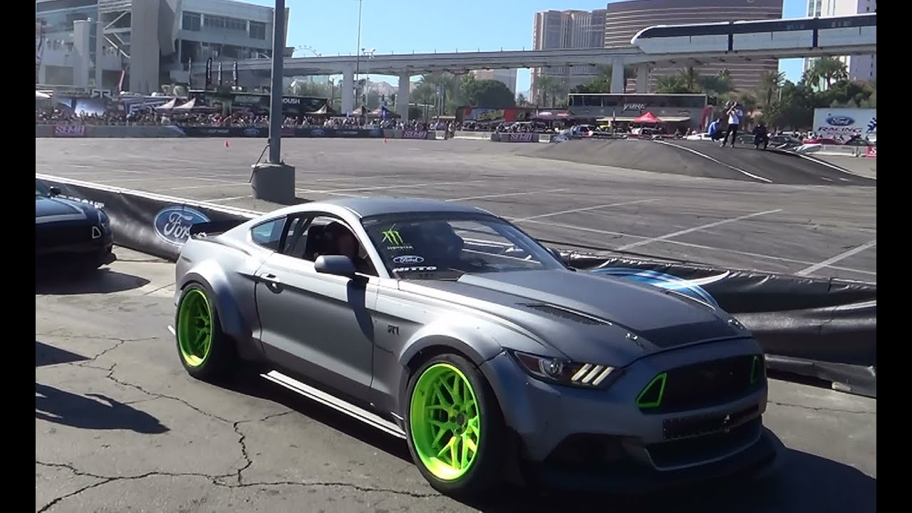 2015 Mustang Drifting SEMA 2014 YouTube