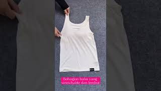 Jom Tengok Betisca Singlet Bra - White