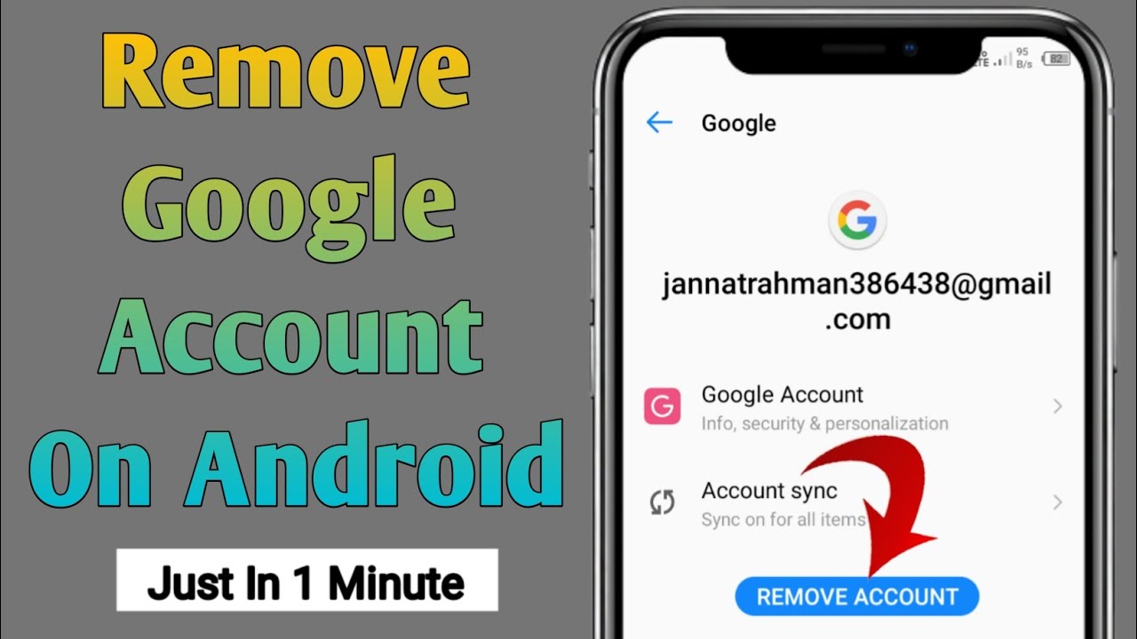 How To Remove Google Account from an Android Fhone || How To Remove Google Account from an Android Fhone ||