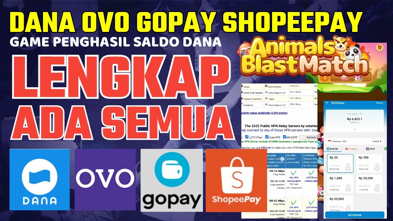 Funds, ovo, gopay, shopeepay are all there – apk games Funds, ovo, gopay, shopeepay are all there – apk games