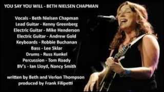 Watch Beth Nielsen Chapman You Say You Will video