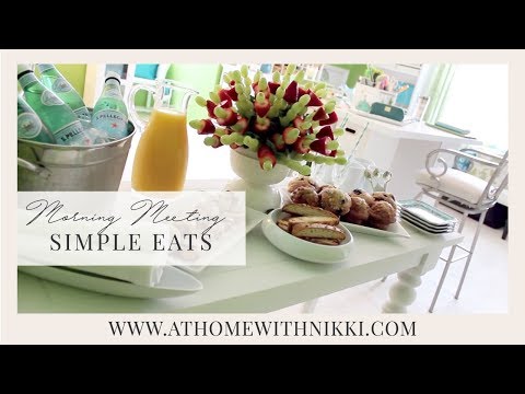 VIDEO : meeting tips: business meeting set-up - see additional pictures and info on my website at: http://www.athomewithnikki.com teal straws: http://full.sc/1xjd3jr other places ...