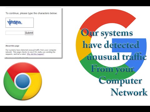 Google Search - Our systems have detected unusual traffic from your computer network