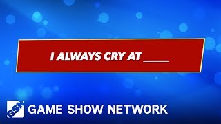 I ALWAYS Cry At... | America Says | Game Show Network