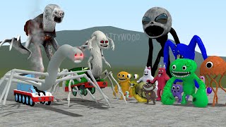 Cursed Thomas And Friends Vs All Garten Of Banban 2 & 1 In Garry's Mod!
