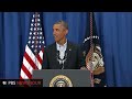President Obama addresses the situation in Ferguson, Missouri, and U.S. efforts in Iraq