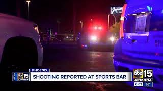 Police investigate shooting at Valley sports bar