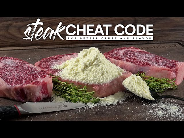 Play this video How POWDER milk changed the way I cook STEAKS forever!