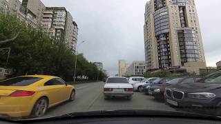 Видео Екатеринбург день Малышева, Мира, Комсомольская, Сибирский тракт, Фурманова, Машинная от Маршрут построен / Route built, Сибирский тракт, Екатеринбург, Россия