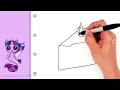How to Draw a Unicorn Rainbow Cake Slice Easy and Cute